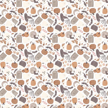 Pumpkins and Paws Fat Quarter Bundle By Camelot Fabrics (14 Fat Quarters)