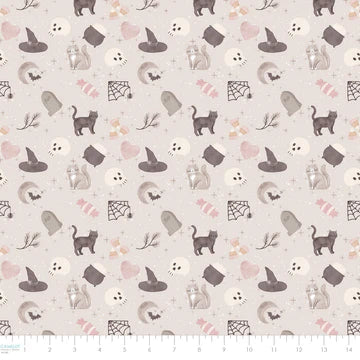 Pumpkins and Paws Fat Quarter Bundle By Camelot Fabrics (14 Fat Quarters)