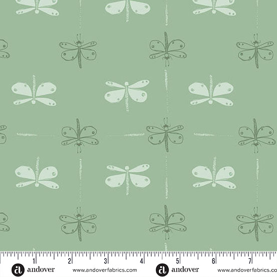 Meadow Walk 5 inch charm pack, Andover