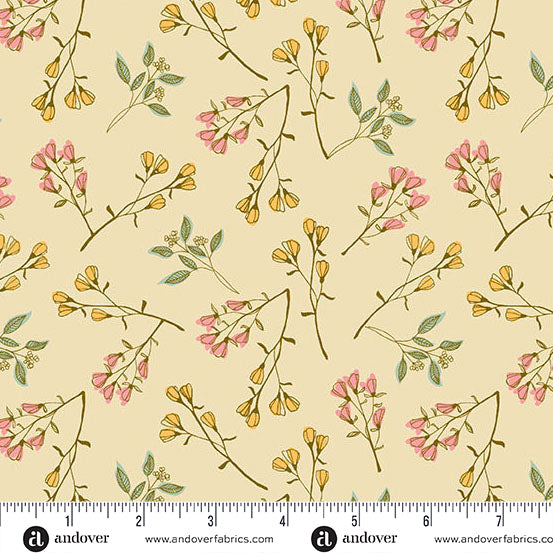Meadow Walk 5 inch charm pack, Andover