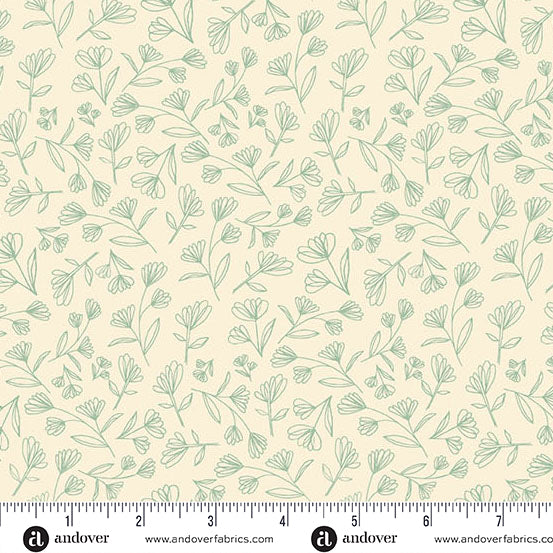 Meadow Walk 5 inch charm pack, Andover