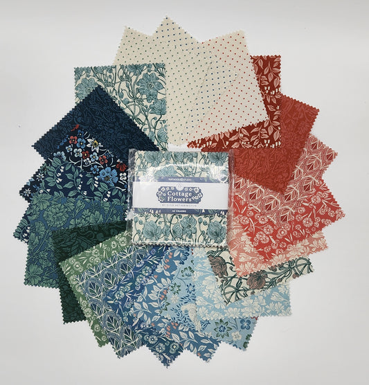 Cottage Flowers Charm Pack, Maywood Studio