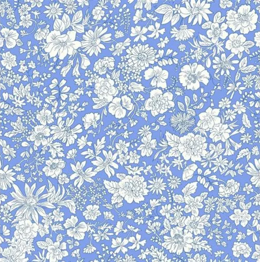 Emily Belle Marine Blue by Liberty of London by the 1/2 meter