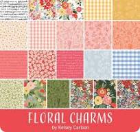 Floral Charms Charm Pack, Riley Blake designs