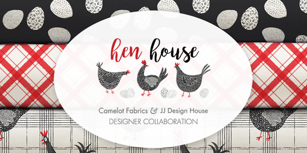 Hen House Fat Quarter Bundle By Camelot Fabrics (8 Fat Quarters)