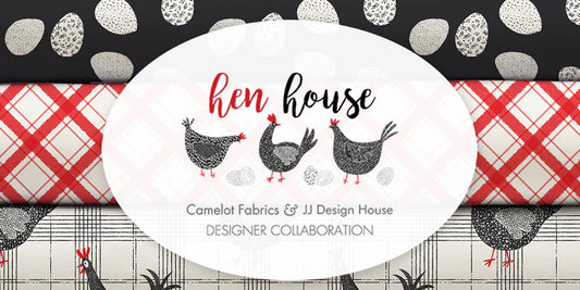 Hen House Fat Quarter Bundle By Camelot Fabrics (8 Fat Quarters)
