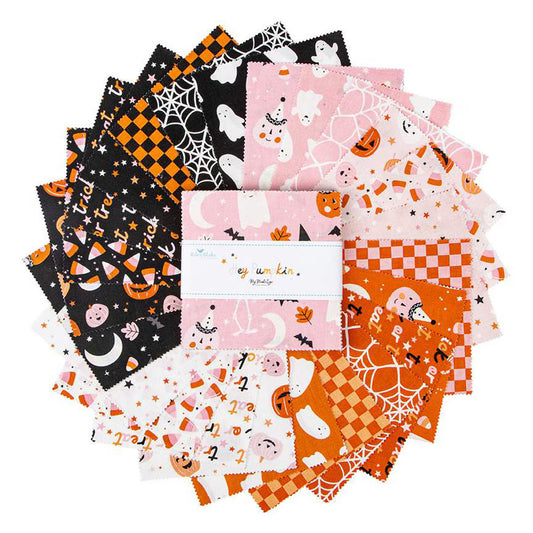 Hey Pumpkin 5 inch charm pack, Riley Blake