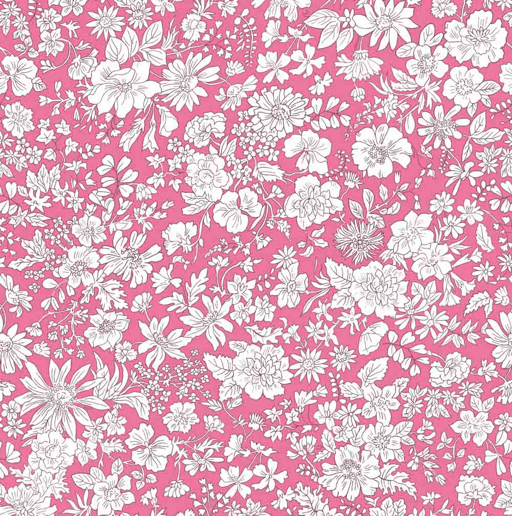 Emily Belle Bright Pink by Liberty of London by the 1/2 meter