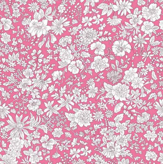 Emily Belle Bright Pink by Liberty of London by the 1/2 meter