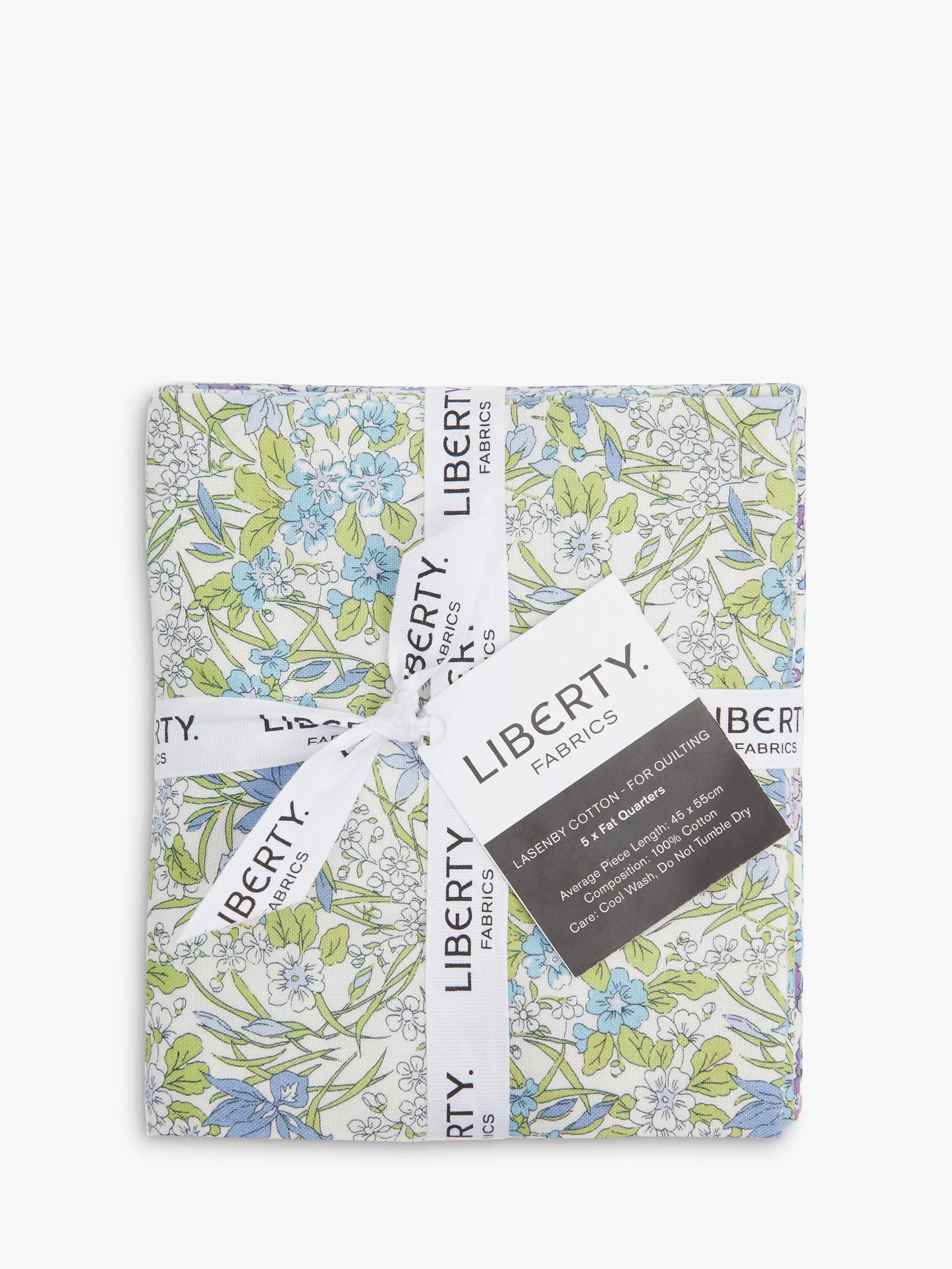 Everlasting by Liberty Of London Fabric  5 Fat Quarters Blue and Mauve