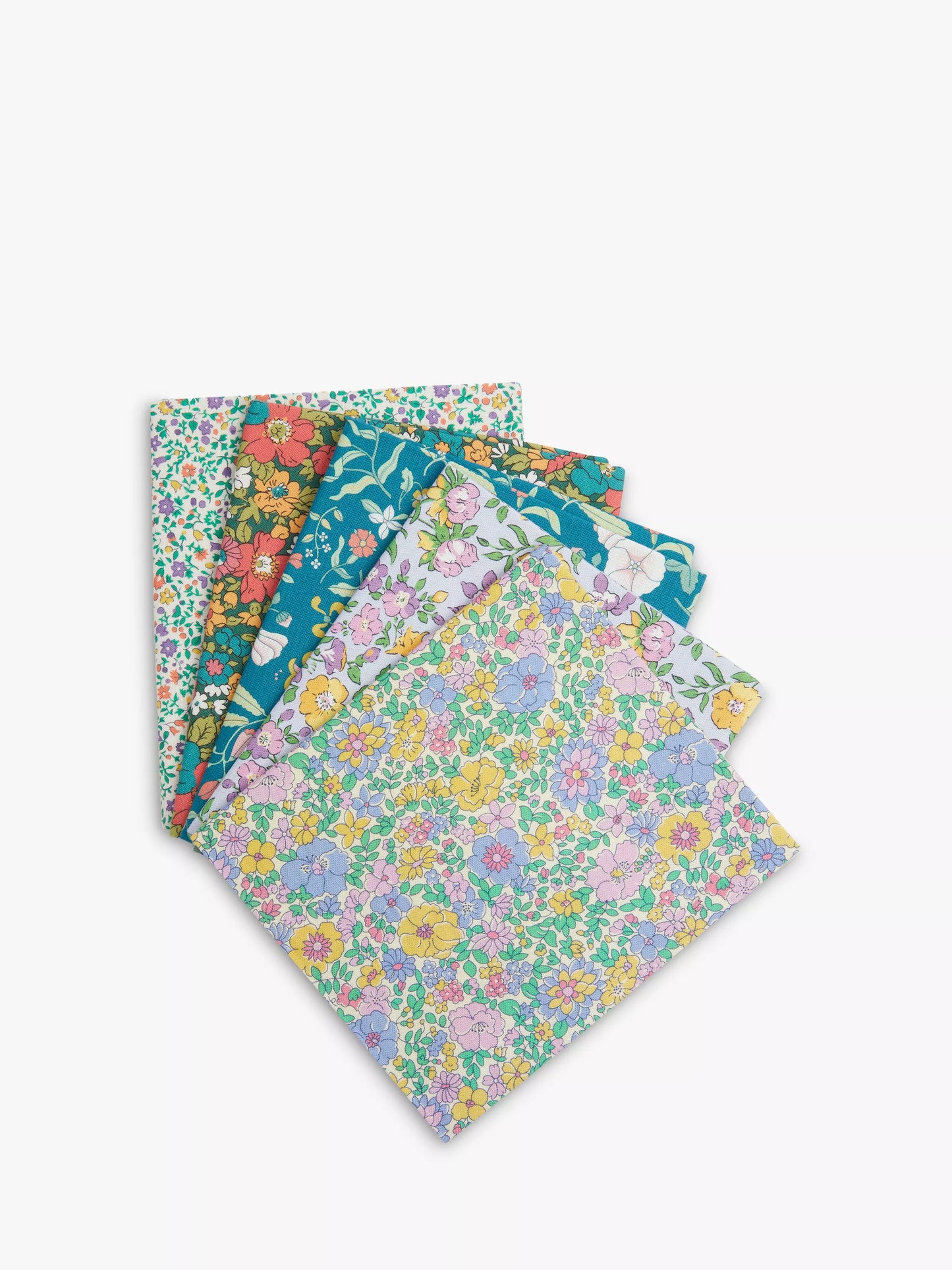 Everlasting by Liberty Of London Fabric 5  Fat Quarters Green