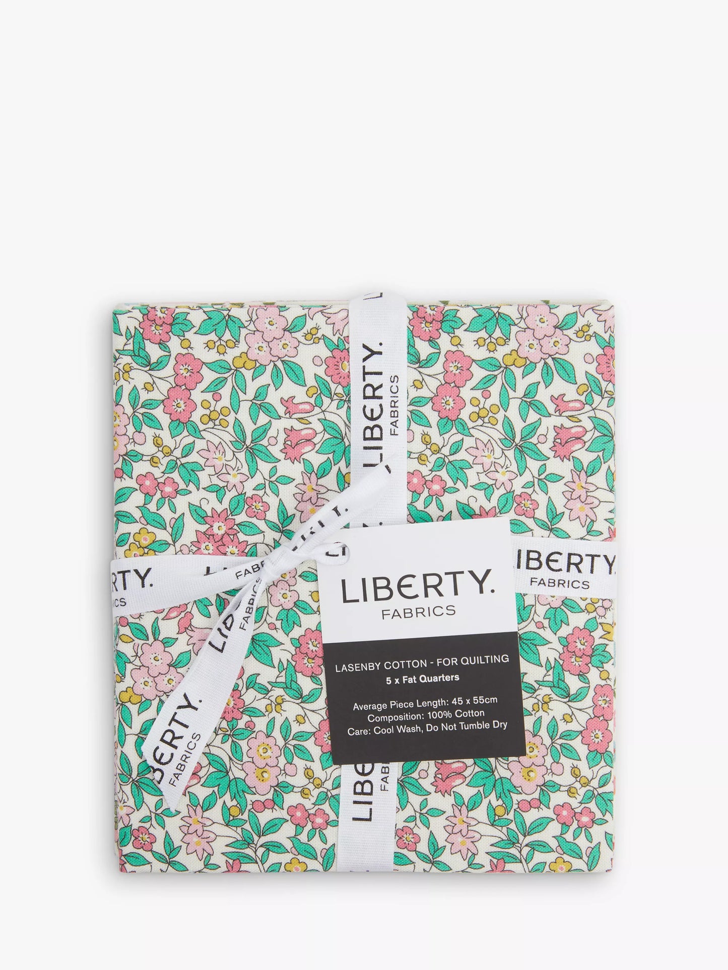 Everlasting by Liberty Of London Fabric 5 Fat Quarters Pink and Coral